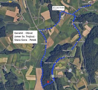 1_Geratič - Obrat (smer Sv. Trojica) - Stara Gora - Obrat (Petek)